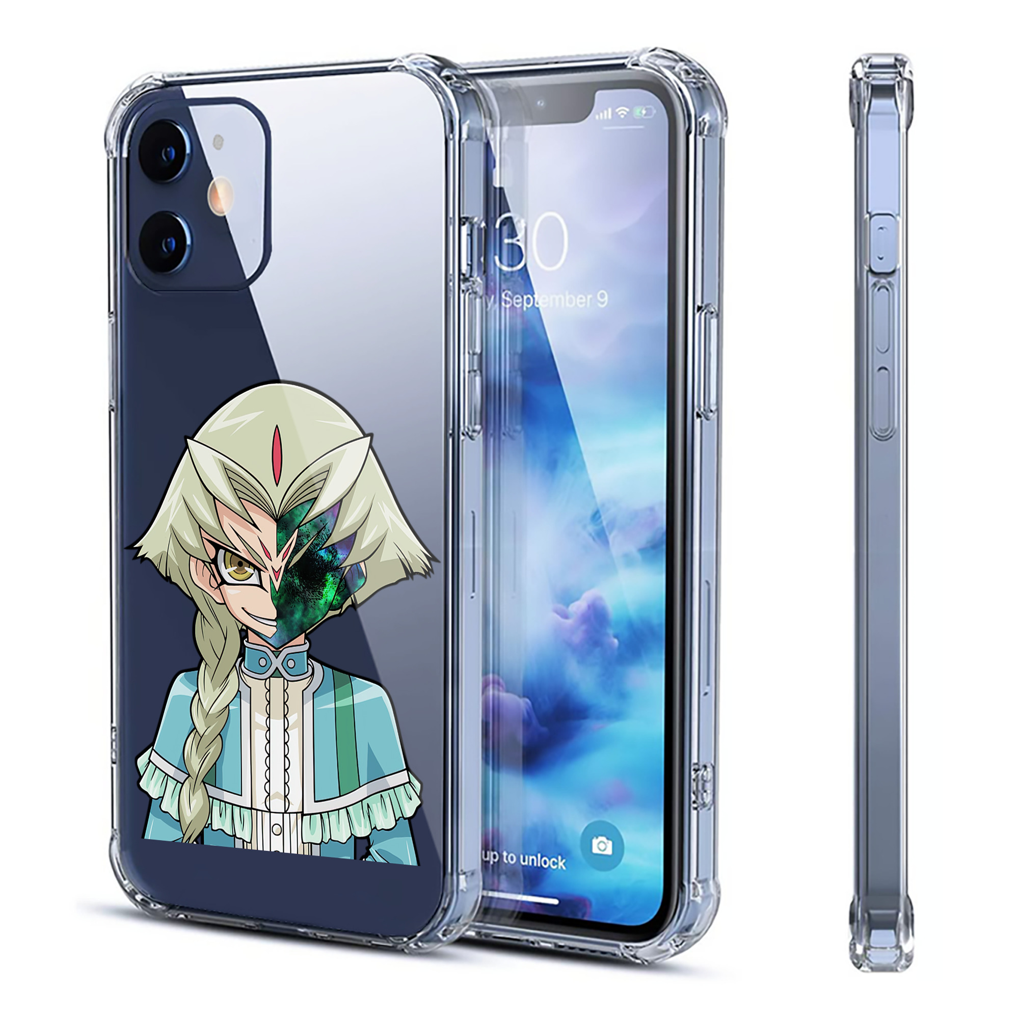 （画像用） 遊☆戯☆王 Yu-Gi-Oh! 【iPhone 12シリーズ対応】透明スマホケース（クリアソフトケース）